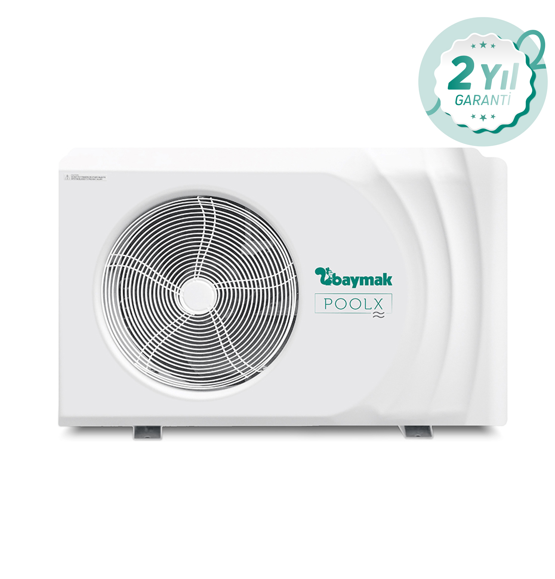 HAVA KAYNAKLI HAVUZ ISI POMPASI 2 YIL BADGE