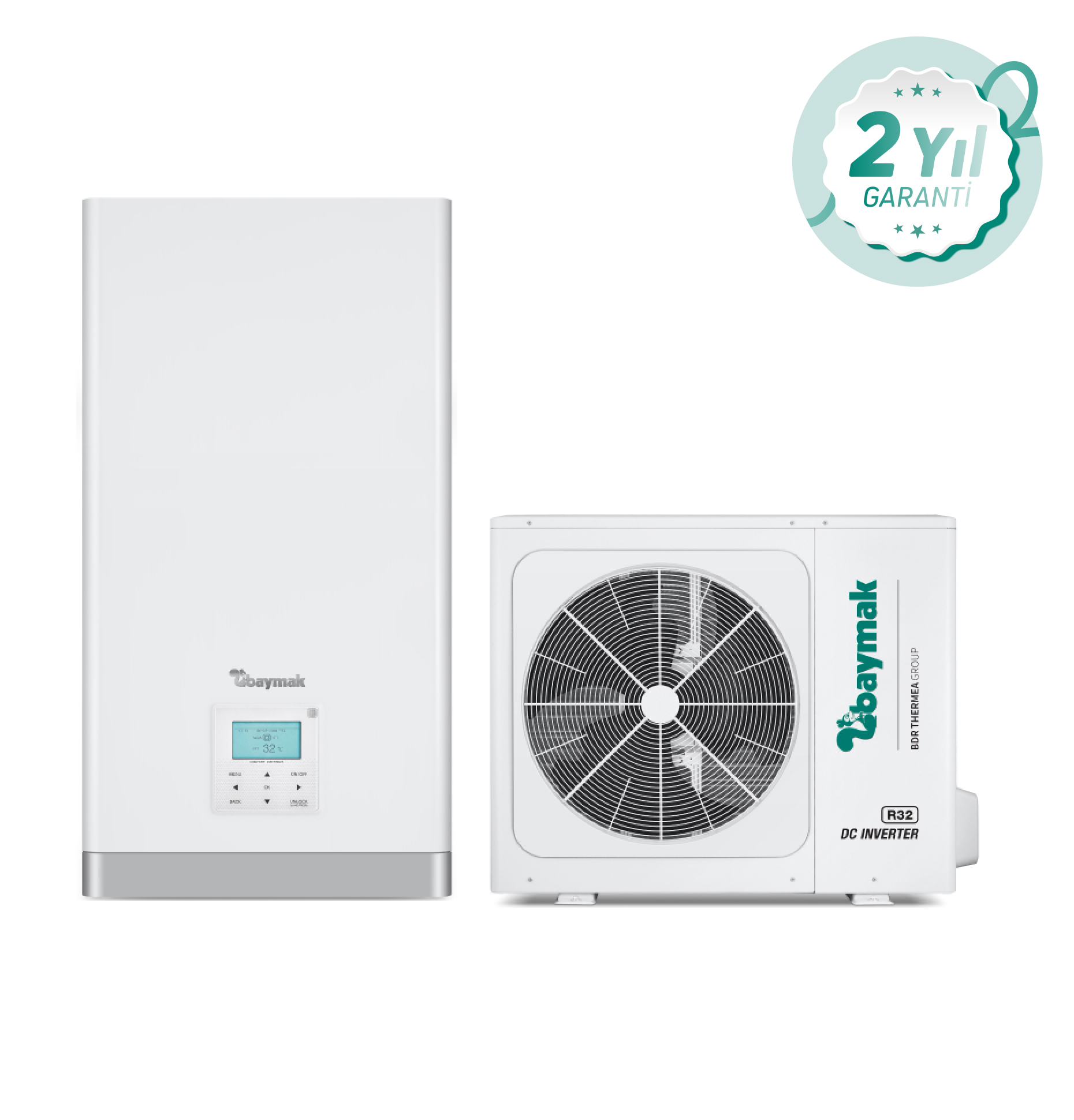 IOTHERM HAVA KAYNAKLI SPLIT INVERTER ISI POMPASI 2 YIL BADGE