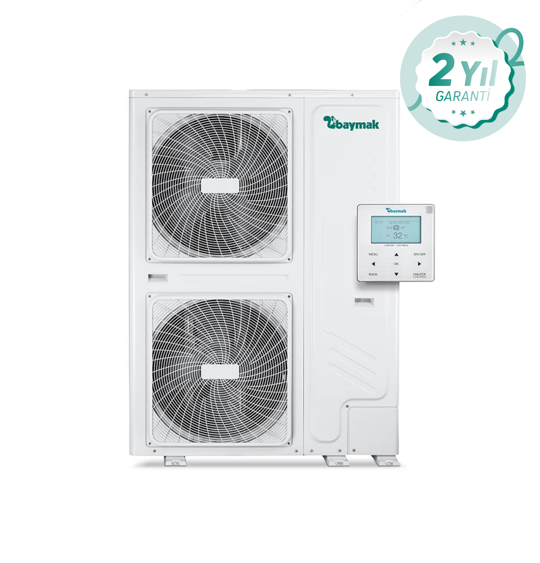 IOTHERM PLUS HAVA KAYNAKLI MONOBLOK INVERTER ISI POMPASI 2 YIL BADGE